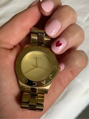 Marc by Marc Jacobs Gold-Tone Round Dial Bracelet Watch